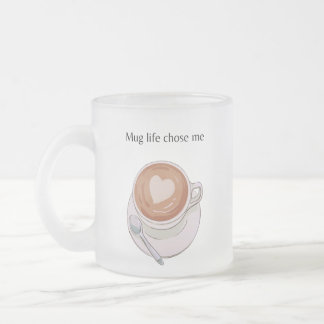 ミニマリストのフロストマグ - Mug Life Chose Me フロストグラスマグカップ