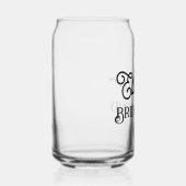 ミニマリストのブライドメイドまたはメイド・オブ・オーナー（花嫁付き添い人） ガラス缶 (右)