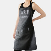 ミニマリストのブラックメタル エプロン (インサイチュ)