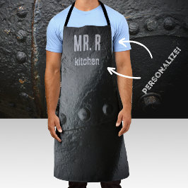 ミニマリストのブラックメタル エプロン