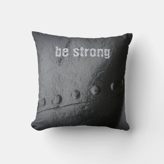 ミニマリストのブラックメタル クッション (正面)