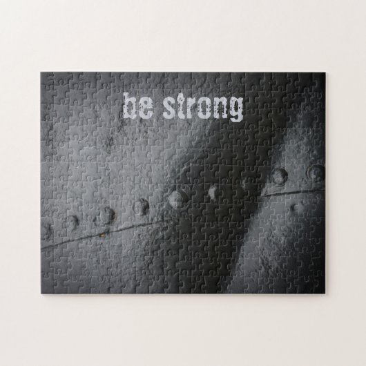 ミニマリストのブラックメタル ジグソーパズル (横)