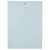 ミニマリストのブルースクールモノグラム クリップボード (裏面)