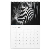 ミニマリストのブルーツートーン カレンダー (1月 2027)