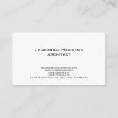 ミニマリストのプレインアーキテクト会社 エンクロージャーカード (正面)