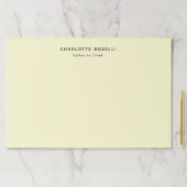 ミニマリストのプレーンクラシカルプロフェッショナルクリーム ペーパーパッド (インサイチュ)