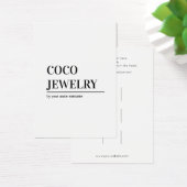 ミニマリストのヘアクリップのアクセサリー表示カード (デスク)