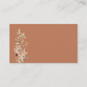 ミニマリストのベビーカード |秋ブックリクエスト エンクロージャーカード (裏面)