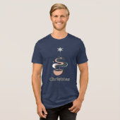 ミニマリストのホリデーアート トライブレンドＴシャツ (正面全面)