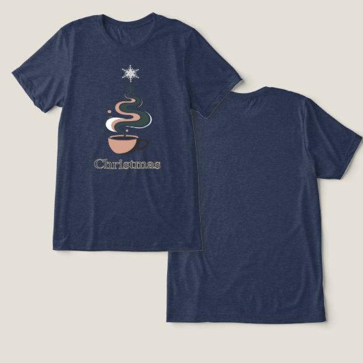 ミニマリストのホリデーアート トライブレンドＴシャツ (デザイン正面&裏面)