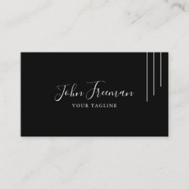 ミニマリストのホワイトスクリプト公証人署名エージェント 名刺