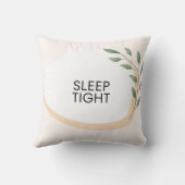 「ミニマリストのボタニカと睡眠タイト枕カバー クッション (裏面)