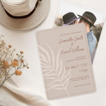 ミニマリストのボヘミ結婚アン写真