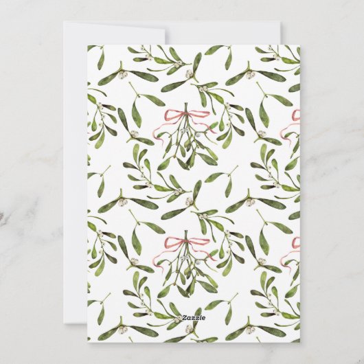 ミニマリストのミストレメリートーと結婚した写真 シーズンカード (裏面)