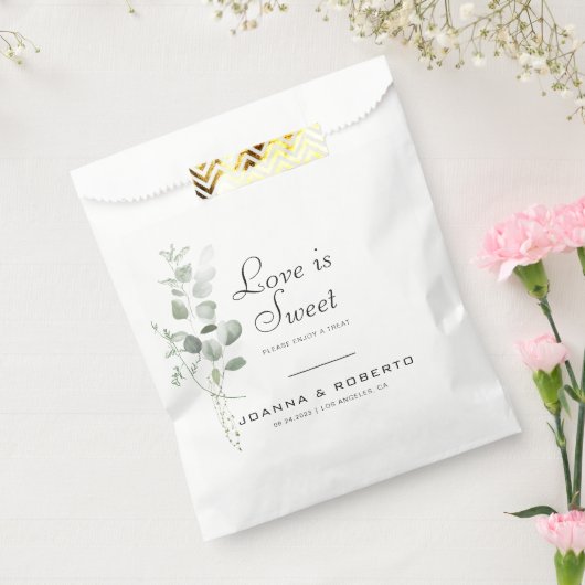 ミニマリストのユーカリ愛は甘結婚い フェイバーバッグ (封をした状態)