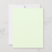 ミニマリストのユーカリ感謝カード | サンキューカード (裏面)