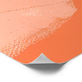 ミニマリストのラインアート、ボタニカルボホグレイのラインアート ポスター (角)