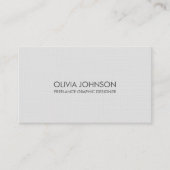 ミニマリストのリモダンネン名刺 名刺 (正面)