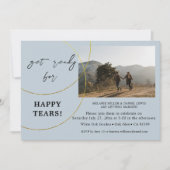 ミニマリストのリングエンゲージメントパーティー招待状 招待状 (正面)