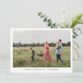 ミニマリストの休日の写真カード (スタンド正面)