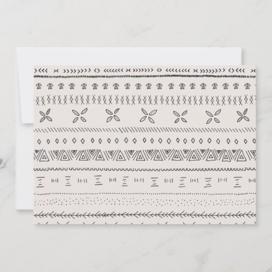 ミニマリストの休日の写真カード (裏面)