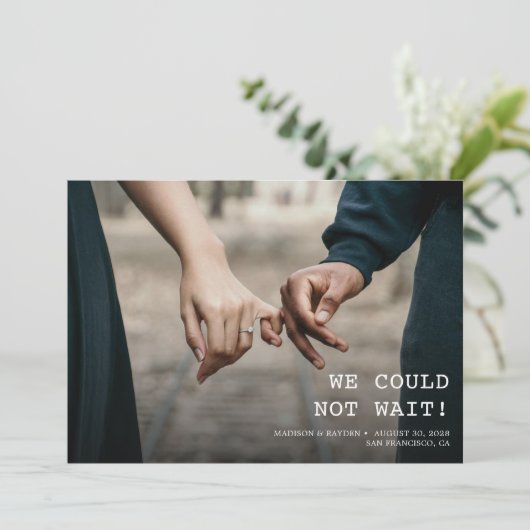 ミニマリストの写真が待ちきれ結婚なかった セーブザデート (スタンド正面)