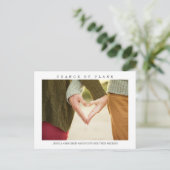 ミニマリストの写真変更プランはがき シーズンポストカード (スタンド正面)