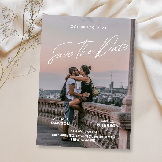 ミニマリストの写真 ウェディング バックパッカー 映画 ポスター セーブザデート