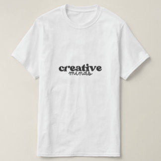 ミニマリストの創造的なマインド タイポグラフィ - モダンな美学 Tシャツ