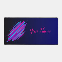 ミニマリストの動的な流れる小石 デスクマット