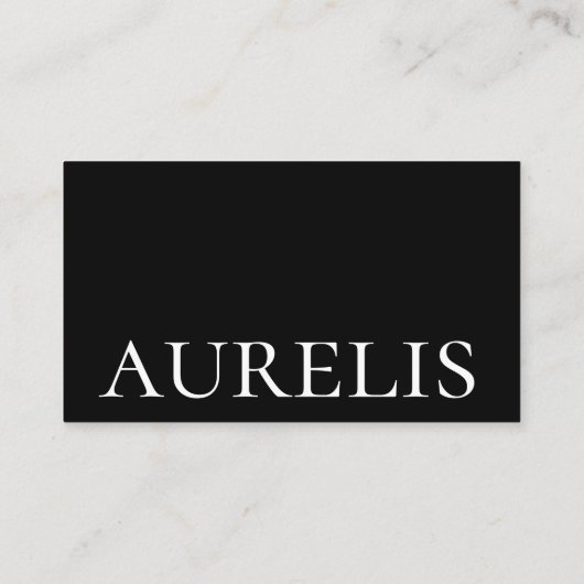 ミニマリストの印刷の名刺デザイン 名刺 (裏面)