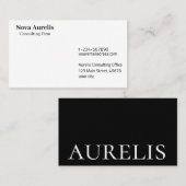 ミニマリストの印刷の名刺デザイン 名刺 (正面/裏面)