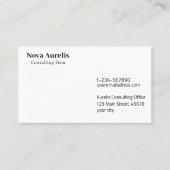 ミニマリストの印刷の名刺デザイン 名刺 (正面)