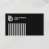 ミニマリストの名刺テンプレート – モダン 名刺 (正面)