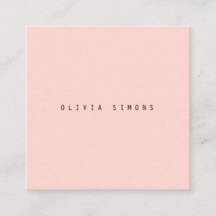 ミニマリストの名刺 スクエア名刺