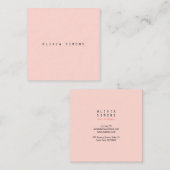 ミニマリストの名刺 スクエア名刺 (正面/裏面)