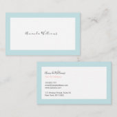 ミニマリストの名刺 名刺 (正面/裏面)