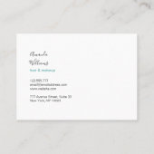 ミニマリストの名刺 名刺 (裏面)