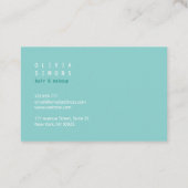 ミニマリストの名刺 名刺 (裏面)