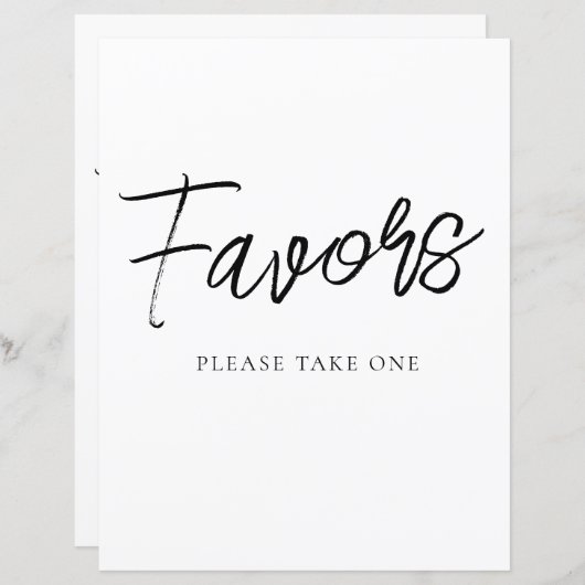 ミニマリストの好意パーティー記号 (正面/裏面)