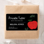 ミニマリストの家庭教師と教育者先生 ラベル (インサイチュ)