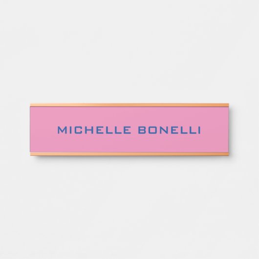 ミニマリストの平易な読モダンみ サインプレート (正面)