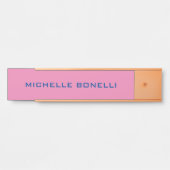 ミニマリストの平易な読モダンみ サインプレート (正面)