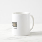 ミニマリストの幻想的な森 Protect Your Peace コーヒー コーヒーマグカップ (正面右)