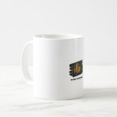 ミニマリストの幻想的な森 Protect Your Peace コーヒー コーヒーマグカップ (正面左)
