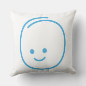 ミニマリストの悲しみアイコン クッション (裏面)