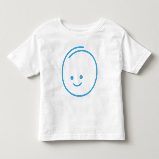 ミニマリストの悲しみアイコン トドラーTシャツ (正面)