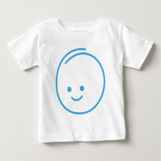 ミニマリストの悲しみアイコン ベビーTシャツ (正面)