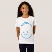 ミニマリストの悲しみアイコン Tシャツ (正面フル)