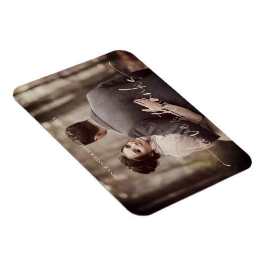 ミニマリストの愛感謝していとスお洒落クリッ結婚トの マグネット (右側)